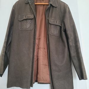 DKNY leather jacket